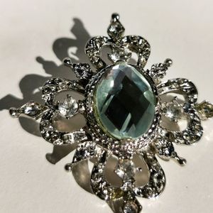 Diamonte Brooch